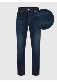 Pako Lorente - PAKO LORENTE – Granatowe spodnie męskie jeansowe. Okazja: na co dzień. Kolor: niebieski. Materiał: jeans. Długość: długie. Styl: casual #6