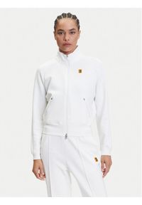 Nike Bluza Court Heritage Full Zip CV4701 Biały Regular Fit. Kolor: biały. Materiał: syntetyk