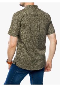 ROYAL ROBBINS - Koszula turystyczna męska Royal Robbins Amp Lite Printed S/S. Kolor: zielony