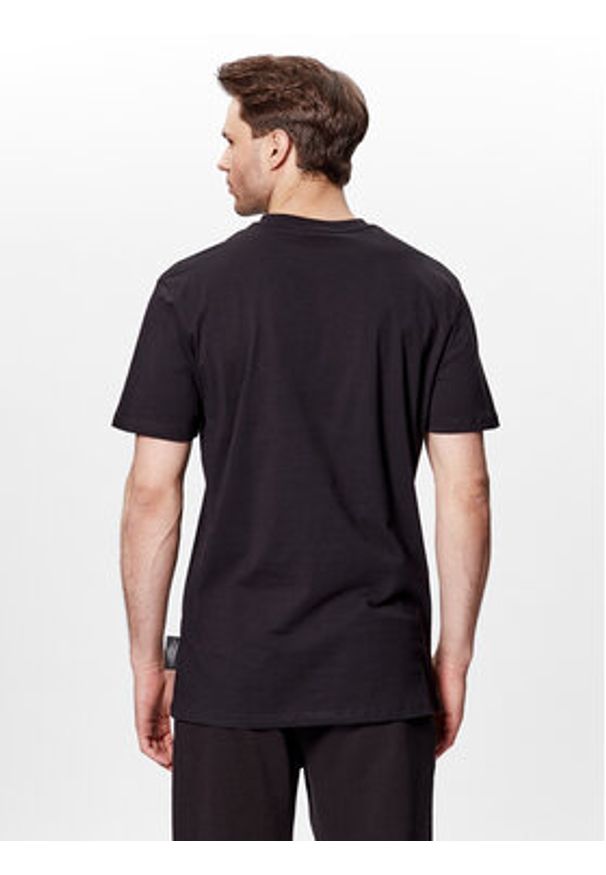 Plein Sport T-Shirt SACC MTK6029 SJY001N Czarny Regular Fit. Kolor: czarny. Materiał: bawełna. Styl: sportowy