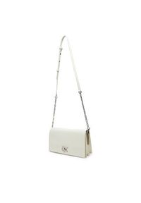Calvin Klein Torebka Re-Lock Mini Conv LV04F3103G Biały. Kolor: biały. Materiał: skórzane #3