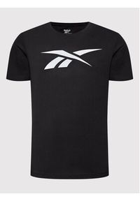 Reebok T-Shirt Graphic Series Vector HD4000 Czarny Slim Fit. Kolor: czarny. Materiał: bawełna