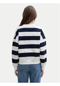 Tom Tailor Denim Bluza 1045508 Granatowy Regular Fit. Kolor: niebieski. Materiał: bawełna