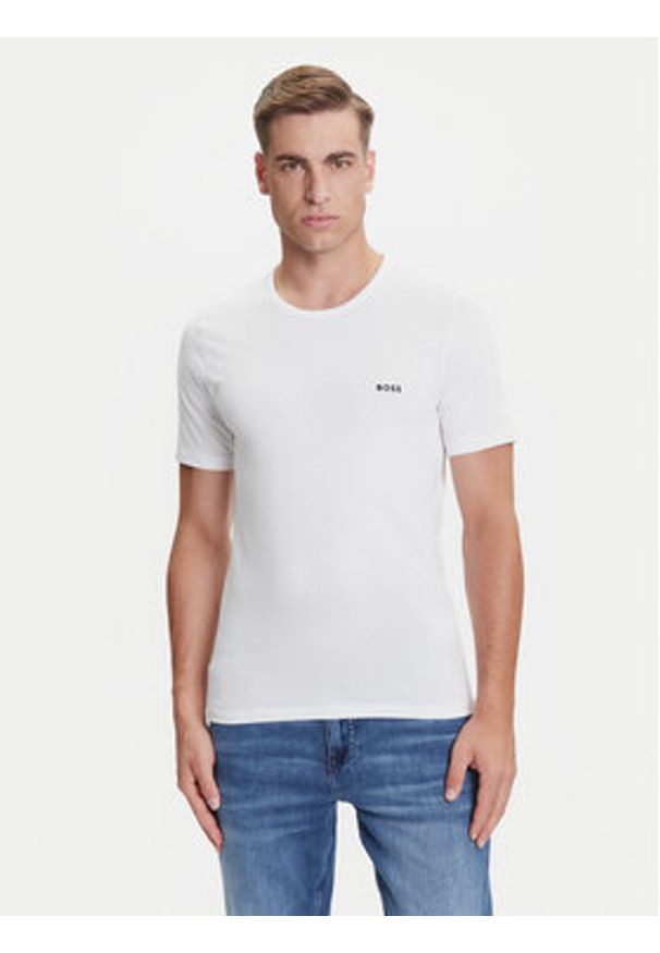 BOSS Komplet 3 t-shirtów 50532468 Kolorowy Regular Fit. Materiał: bawełna. Wzór: kolorowy