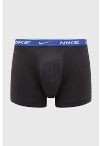 Nike bokserki (3-pack) męskie kolor czarny. Kolor: czarny. Materiał: tkanina, skóra, włókno #4