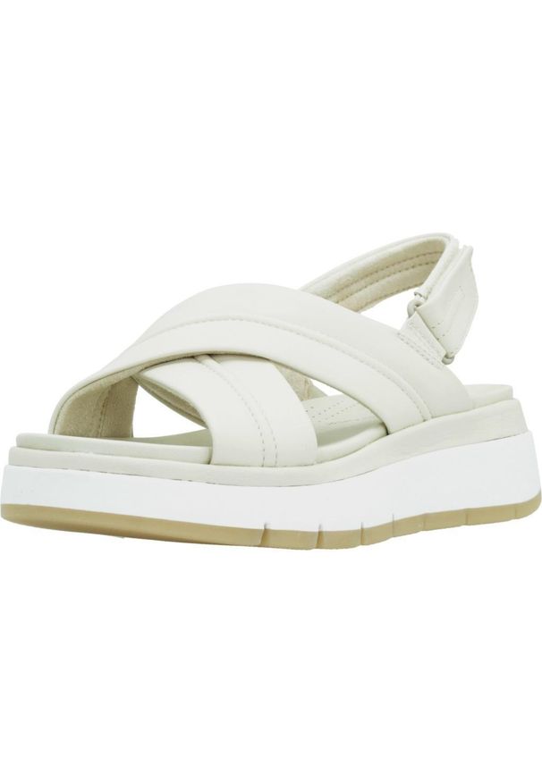 Clarks - Sandały CLARKS 26181470C Beżowy. Kolor: beżowy. Materiał: skóra. Sezon: lato