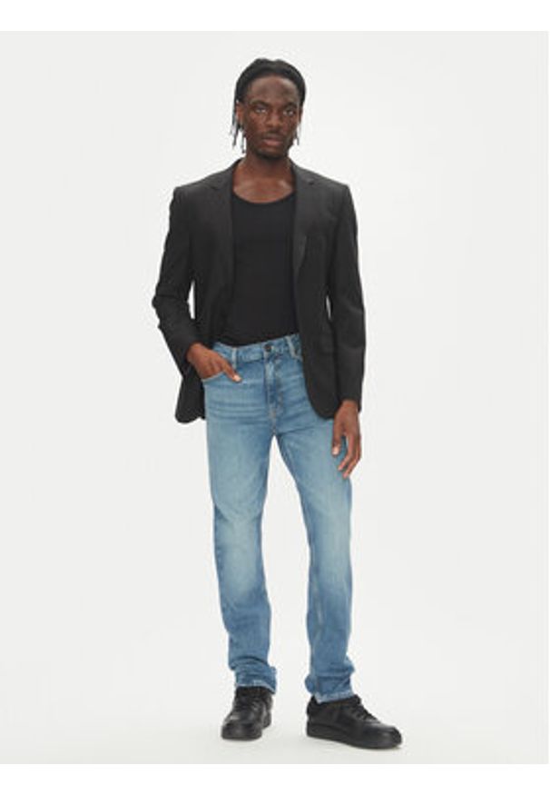 Hugo - HUGO Jeansy Ash 50541582 Niebieski Regular Fit. Kolor: niebieski