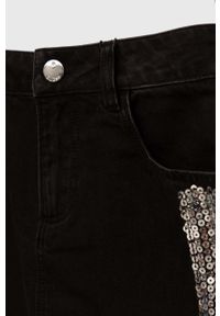 Guess spódnica jeansowa dziecięca kolor czarny mini prosta. Okazja: na co dzień. Kolor: czarny. Materiał: jeans. Styl: casual #3