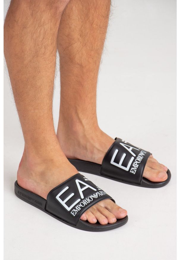 EA7 Emporio Armani - KLAPKI EA7 EMPORIO ARMANI. Okazja: na spacer, na plażę. Sezon: lato. Styl: sportowy