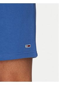 Tommy Jeans Szorty sportowe Flag Beach DM0DM21931 Niebieski Regular Fit. Kolor: niebieski. Materiał: bawełna. Styl: sportowy