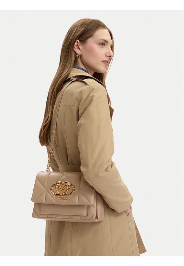 Love Moschino - LOVE MOSCHINO Torebka JC4259PP0OLC0209 Beżowy. Kolor: beżowy. Materiał: skórzane