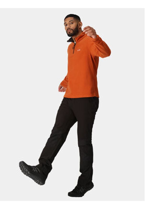 Regatta Polar Thompson Fleece RMA021 Pomarańczowy Regular Fit. Kolor: pomarańczowy. Materiał: syntetyk