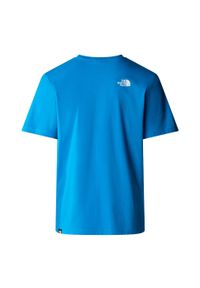 Koszulka Sportowa The North Face Biner Graphic. Kolor: niebieski. Materiał: bawełna
