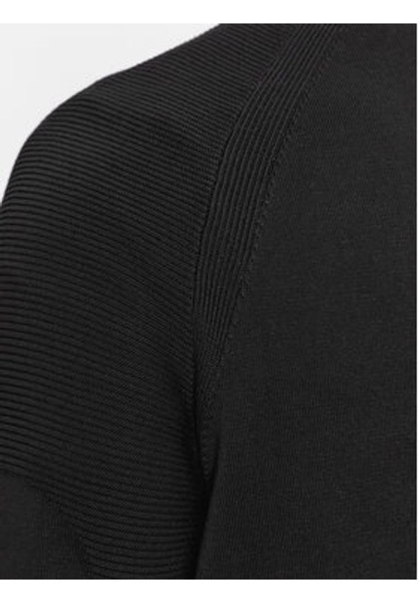BOSS - Boss Sweter Perform-X_Cn 50498519 Czarny Regular Fit. Kolor: czarny. Materiał: bawełna, syntetyk