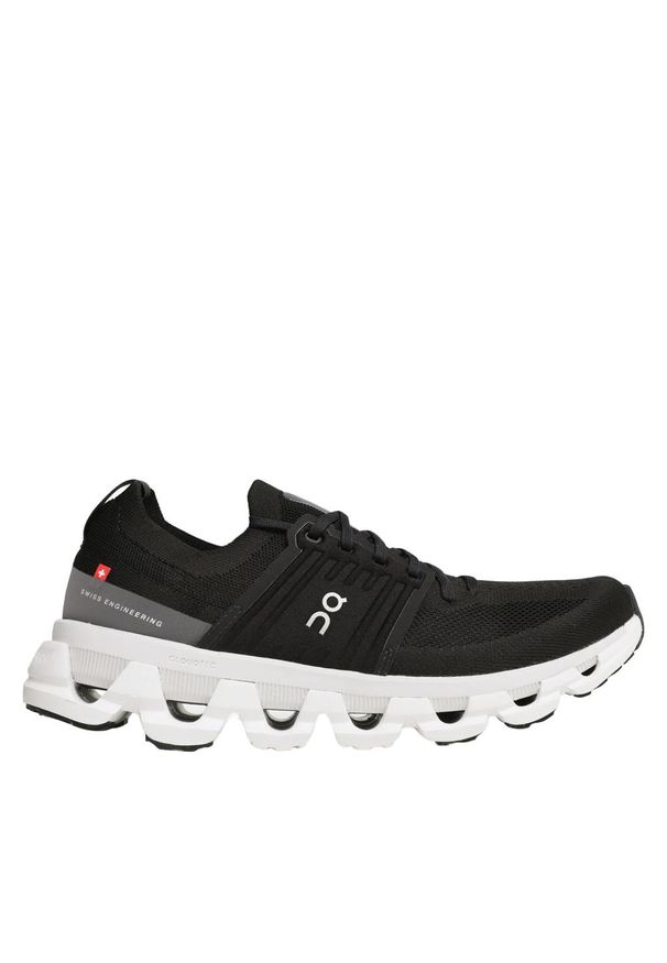 On Running - Buty do biegania męskie On Cloudswift 3. Kolor: czarny. Materiał: materiał, syntetyk. Szerokość cholewki: normalna