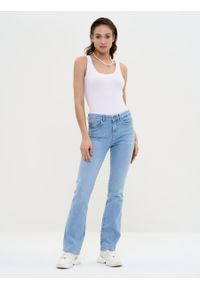 Big-Star - Spodnie jeans damskie Adela Bootcut 286. Kolor: niebieski. Długość: długie. Styl: klasyczny, elegancki #3