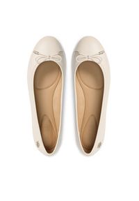 Lauren Ralph Lauren - LAUREN RALPH LAUREN Baleriny 802940728006 Écru. Materiał: skóra