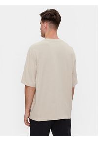Only & Sons T-Shirt Millenium 22027787 Beżowy Oversize. Kolor: beżowy. Materiał: bawełna