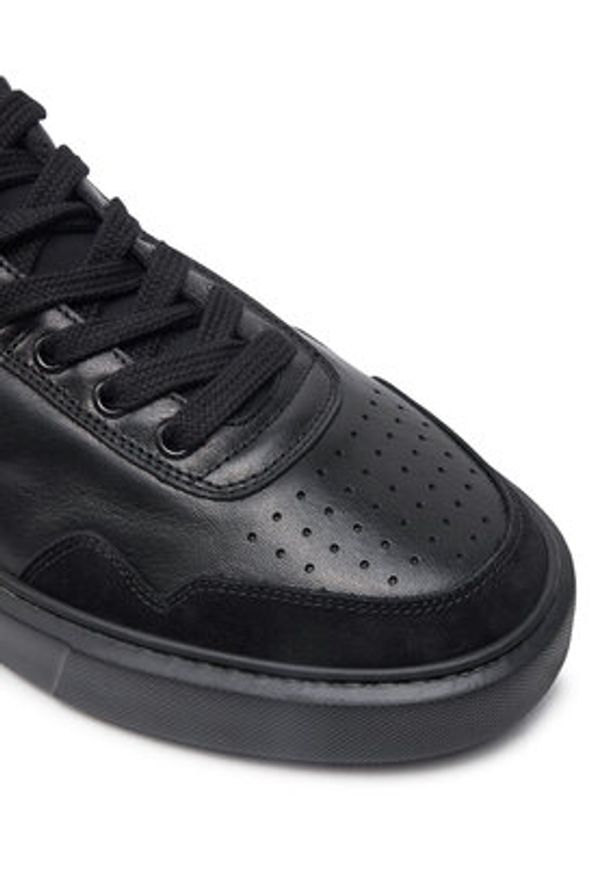 Iceberg Sneakersy Bozema IU1723 Czarny. Kolor: czarny. Materiał: skóra