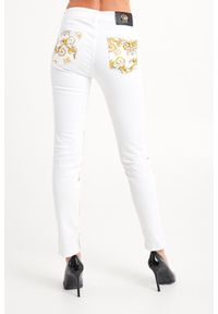 Versace Jeans Couture - JEANSY SLIM FIT VERSACE JEANS COUTURE. Stan: podwyższony. Wzór: aplikacja. Styl: klasyczny #4