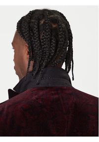 JOOP! Marynarka Horace 30048716 Bordowy Slim Fit. Kolor: czerwony. Materiał: bawełna #8