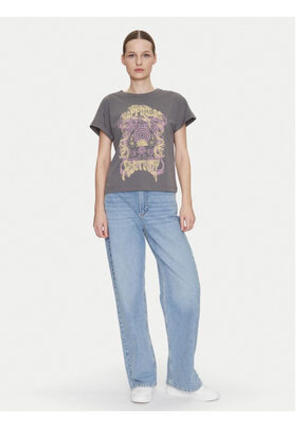 Noisy may - Noisy May T-Shirt Gaby 27033385 Szary Regular Fit. Kolor: szary. Materiał: bawełna