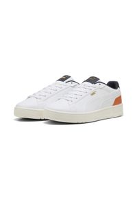 Puma - Sneakersy unisex Court Classico PUMA White New Navy Blue. Kolor: niebieski, wielokolorowy, biały