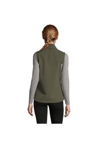 SOL'S - Damska kurtka bez rękawów Sol's Rallye. Kolor: zielony. Materiał: softshell. Długość rękawa: bez rękawów #2