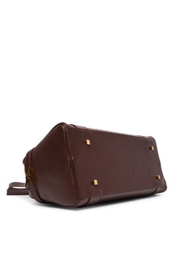 Elisabetta Franchi Torebka BS-31N-62E2-V1000 Brązowy ciemny. Kolor: brązowy. Materiał: skórzane