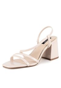 Nine West Sandały WFA2642-1 Beżowy. Kolor: beżowy. Materiał: syntetyk #4