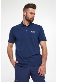 EA7 Emporio Armani - Polo męskie EA7 EMPORIO ARMANI. Typ kołnierza: polo