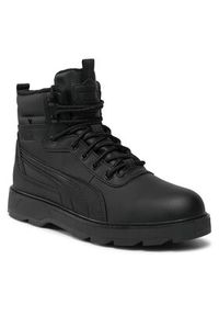 Puma Trapery Desierto v3 Puretex 393928 01 Czarny. Kolor: czarny. Materiał: skóra
