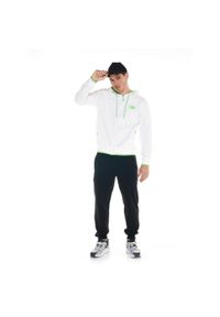 LEONE 1947 APPAREL - Sportowy dres męski Fluo z kapturem. Kolor: czarny, biały, wielokolorowy. Materiał: dresówka. Sport: fitness