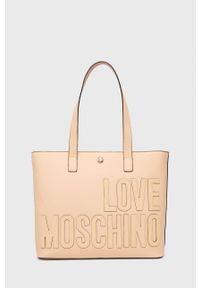 Love Moschino Torebka. Kolor: beżowy. Rodzaj torebki: na ramię #1