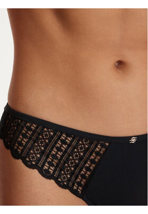 BOSS Figi klasyczne Guipure 50561133 Czarny. Kolor: czarny. Materiał: syntetyk