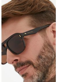 Gucci okulary przeciwsłoneczne męskie kolor brązowy. Kolor: brązowy #3