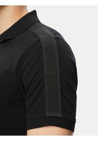 Guess Polo Z6YP03 K4967 Czarny Regular Fit. Typ kołnierza: polo. Kolor: czarny. Materiał: bawełna #4