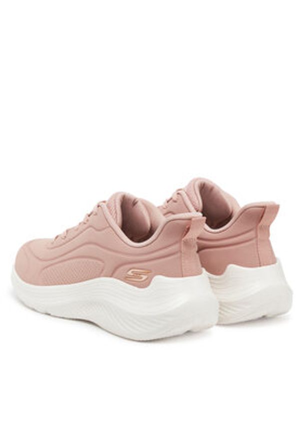 skechers - Skechers Sneakersy Bobs Squad Waves-Just Wading 117485/BLSH Różowy. Kolor: różowy. Materiał: materiał