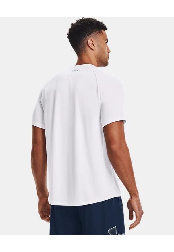 Koszulka treningowa męska Under Armour Tech 2.0 SS. Kolor: biały. Sport: bieganie