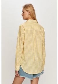 Wrangler - Koszula bawełniana. Okazja: na co dzień. Kolor: żółty. Materiał: bawełna. Długość rękawa: długi rękaw. Długość: długie. Styl: casual #5