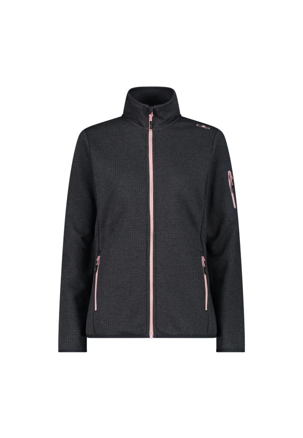 Damski polar CMP. Kolor: czarny. Materiał: polar. Sport: turystyka piesza