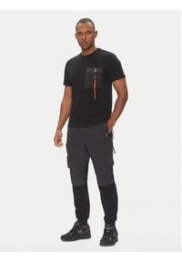 Parajumpers Joggery Osage 25SMPMPARE04 Czarny Regular Fit. Kolor: czarny. Materiał: syntetyk