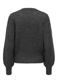 only - ONLY Sweter Elsa 15210667 Szary Regular Fit. Kolor: szary. Materiał: syntetyk #4
