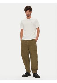 C.P. Company T-Shirt RCCMTS725A005100W Écru Regular Fit. Materiał: bawełna