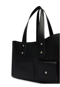 Tous - TOUS Torebka 2002373551 Czarny. Kolor: czarny. Materiał: skórzane #4