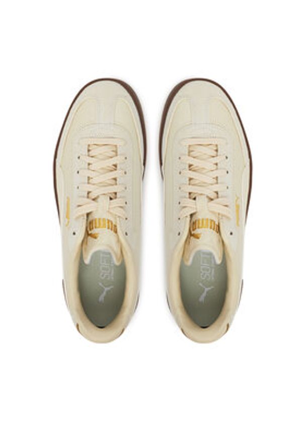 Puma Sneakersy Club II Era 397447 43 Écru. Kolor: kremowy. Materiał: skóra, zamsz