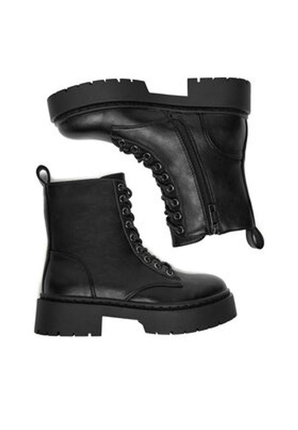 DeeZee Trzewiki CEO-HY2507-2A Czarny. Kolor: czarny. Materiał: materiał, syntetyk