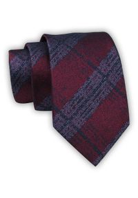 Krawat Alties (7 cm) - Elegancki i Stonowany Wzór. Kolor: czerwony. Materiał: tkanina. Styl: wizytowy, elegancki