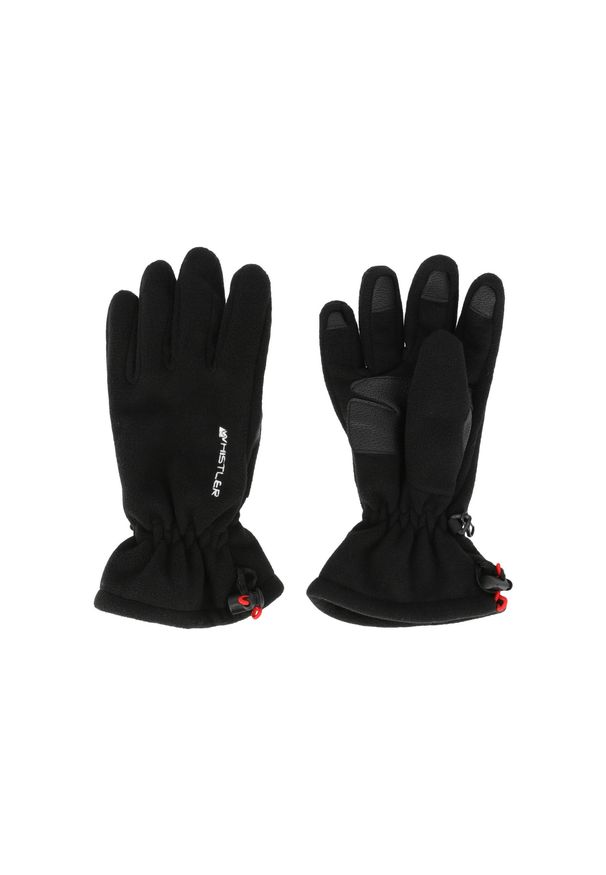 Rękawice narciarskie z polaru Whistler Hastings. Kolor: czarny. Materiał: polar. Sport: narciarstwo