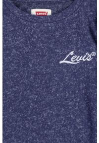 Levi's® - Levi's Sweter dziecięcy kolor granatowy. Okazja: na co dzień, na spotkanie biznesowe. Kolor: niebieski. Materiał: dzianina. Styl: biznesowy, casual